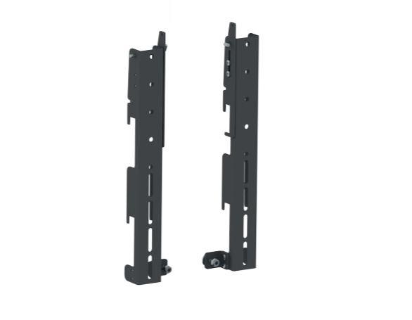 SMS LFD Modules PRO Vertical Bars | No tilt, VESA 400 | VESA Vertical 100-400 | Max 200kg | Black