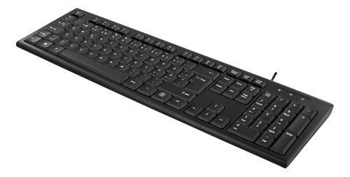 Deltaco Keyboard USB, Pan-Nordic, Black