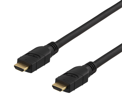 DELTACO HDMI Active Cable | HDMI - HDMI | Max 4096x2160 60Hz | Black | 10m