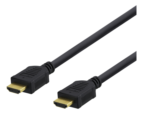 DELTACO High Speed HDMI Cable with Ethernet | HDMI - HDMI | Max 3840x2160 30Hz | Black | 10m