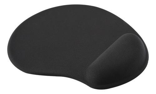 DELTACO OFFICE Mouse pad with wrist support in gel, black