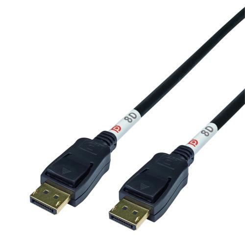 Kbl DisplayPort 2.1 ha-ha 8K Svart 1m