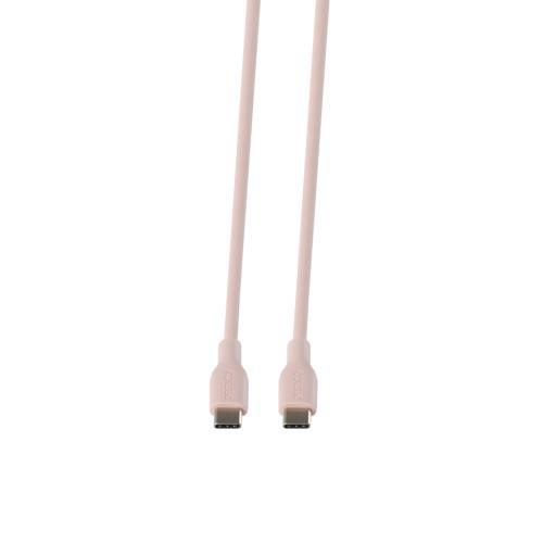 USB-C to USB-C USB2.0 SPR, Silikon 1,5m Rosa