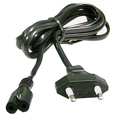 Deltaco Kbl Mains cable/device cord ungrounded, 1.8m, black