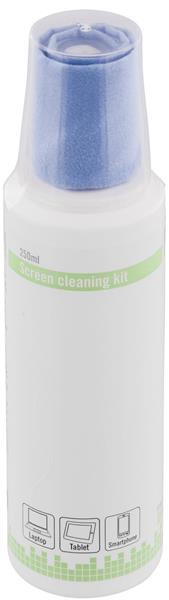 DELTACO Screen cleaning kit 250 ml Microfiber cloth CK1008