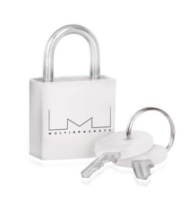 Multibrackets M Anti-theft Mini | White