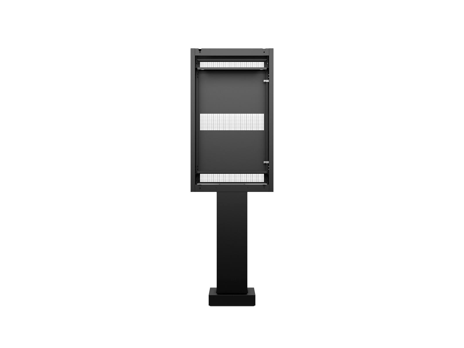Multibrackets M Totem Pro Single OH55F/B/A-S | 55" | Portrait | Floor | Outdoor use | Black |