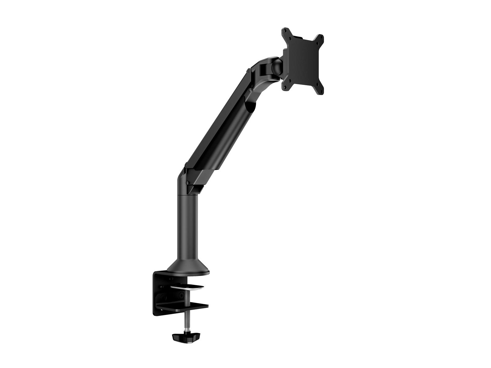 Multibrackets M VESA Gas Lift Arm Desk or Wall Basic Black | VESA 75x75-100x100 | Max 10kg | Desk clamp | Black