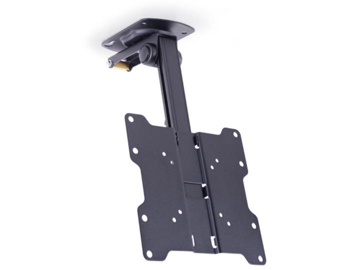 Multibrackets M Vesa Flip Down Black | Fixed 400mm | VESA 75x75-200x200 | Max 20kg | Black