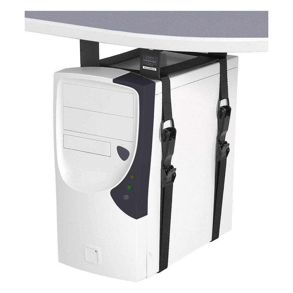 Axessline LiftFix Holder - CPU holder including 60 mm spacer, black