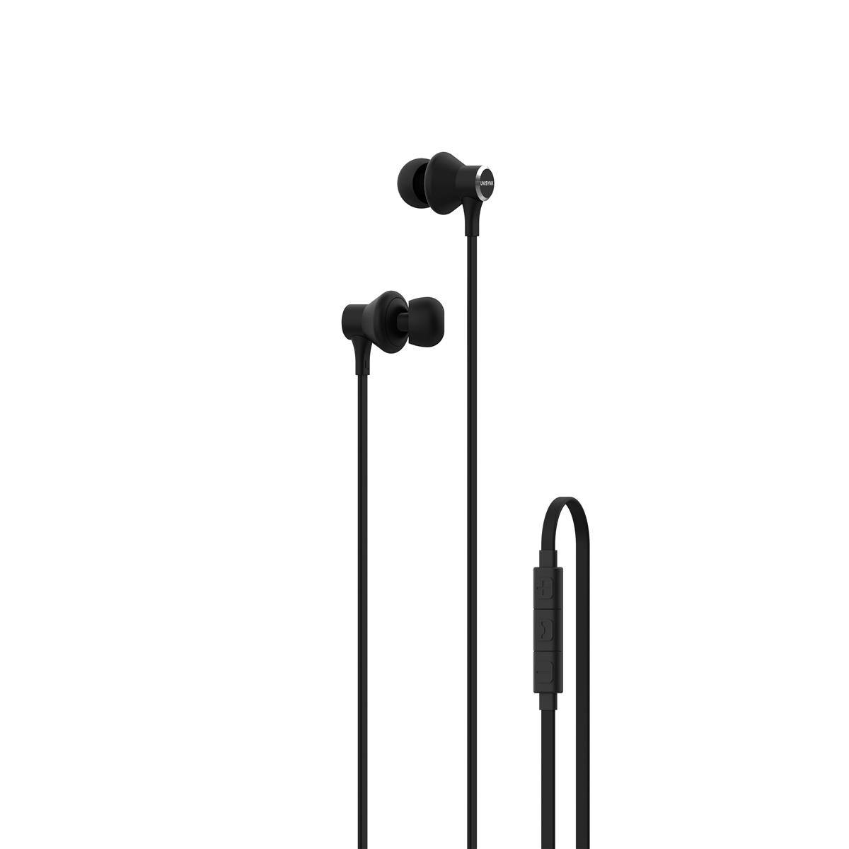 Unisynk In-Ear Headphones 3,5mm Black