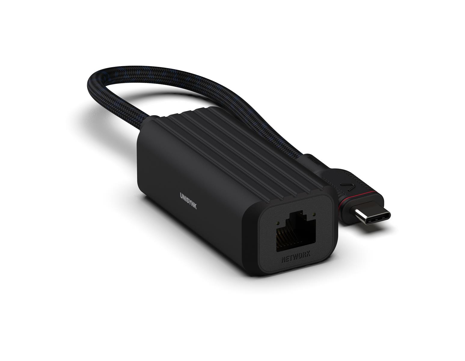 Unisynk USB-C to Network Adapter Black