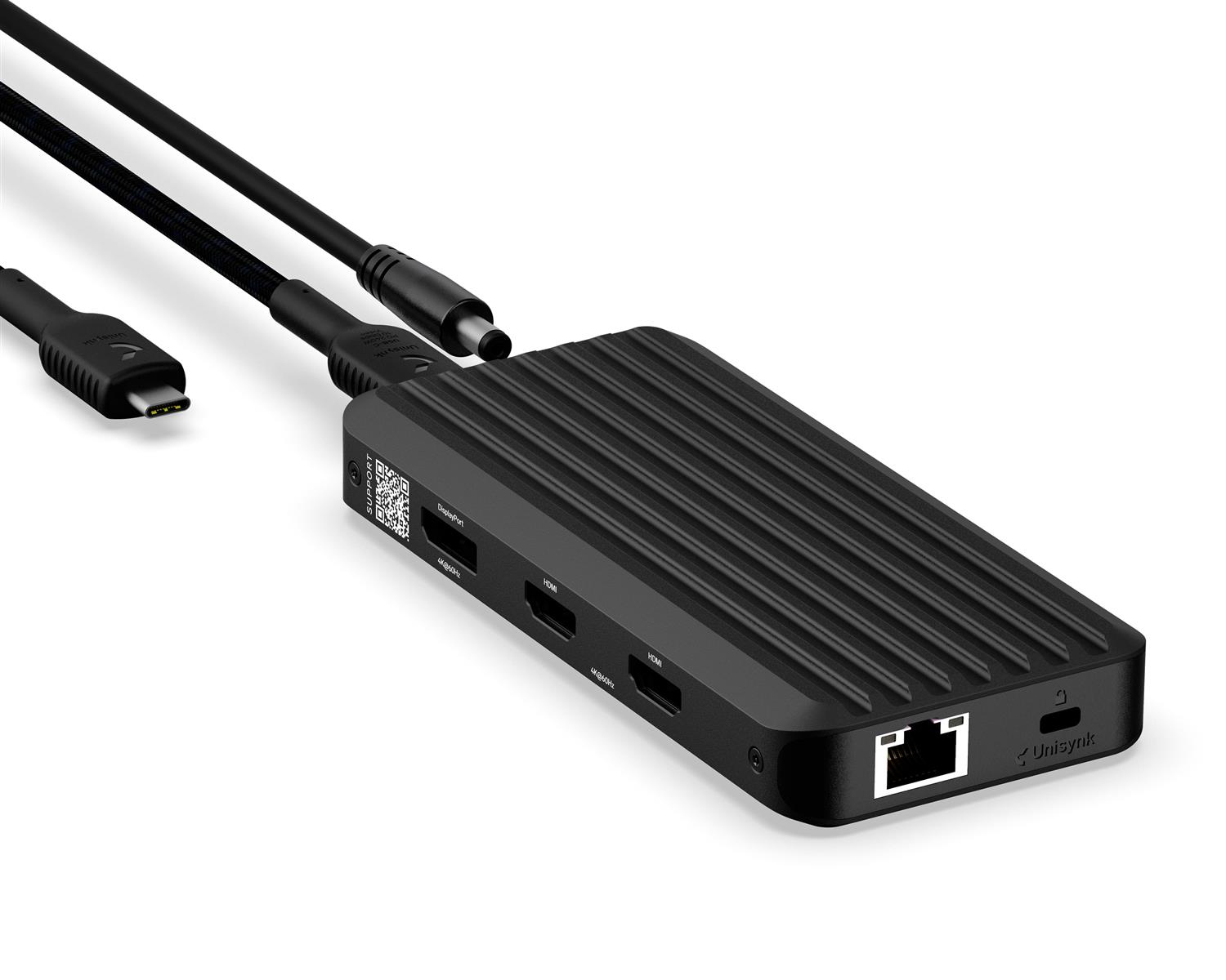 Unisynk 10 Port USB-C Multi Display Docking Station V3 100W Black