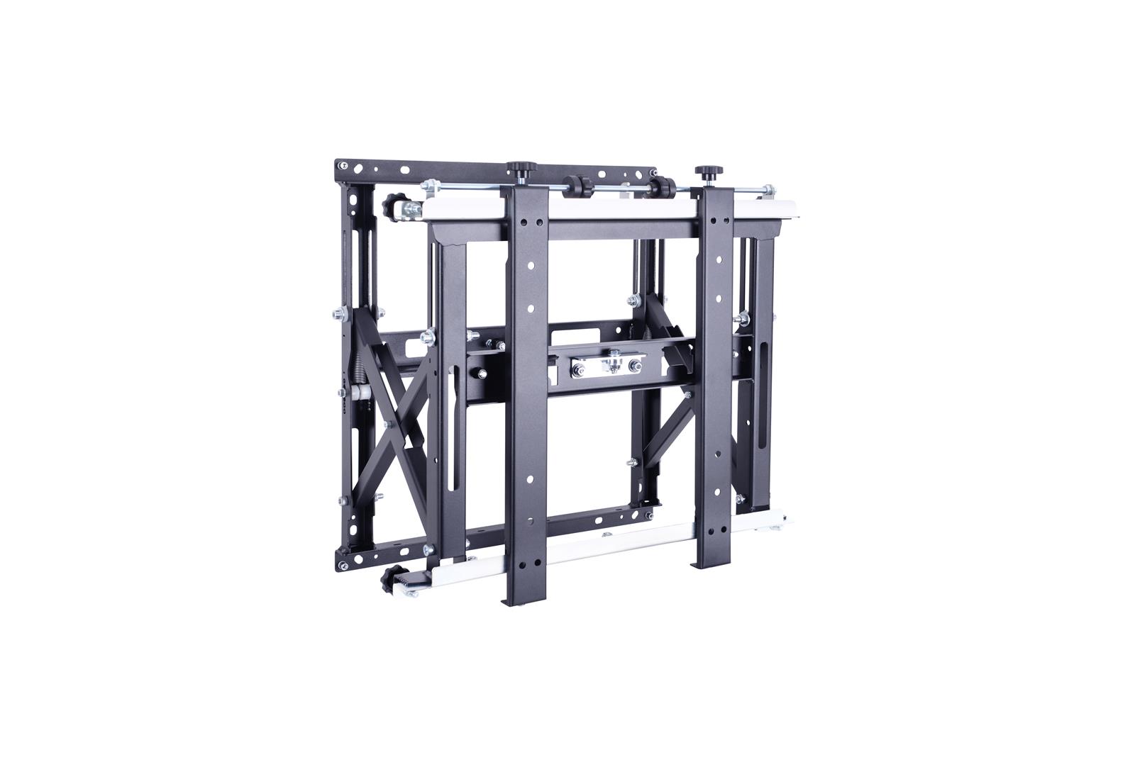 Multibrackets M Public Video Wall Mount Push HD Max 90kg | VESA 200x200-900x400 | Max 90kg | Black