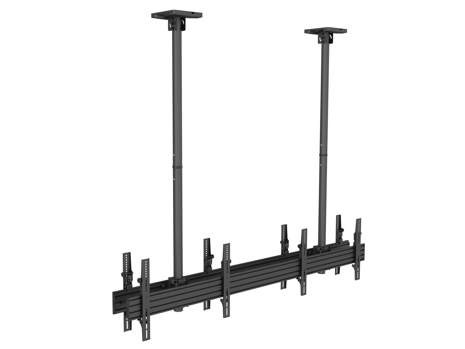 Multibrackets M Ceiling Mount Pro MBC2X1U2 | Fixed 3150mm | VESA 100x100-600x400 | Max 30kg | Black