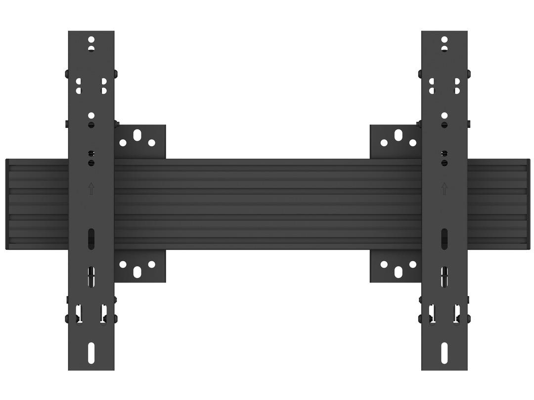 Multibrackets M Wallmount Pro MBW1U Push In Pop Out Black | VESA 100x100-600x400 | Max 30kg | Black