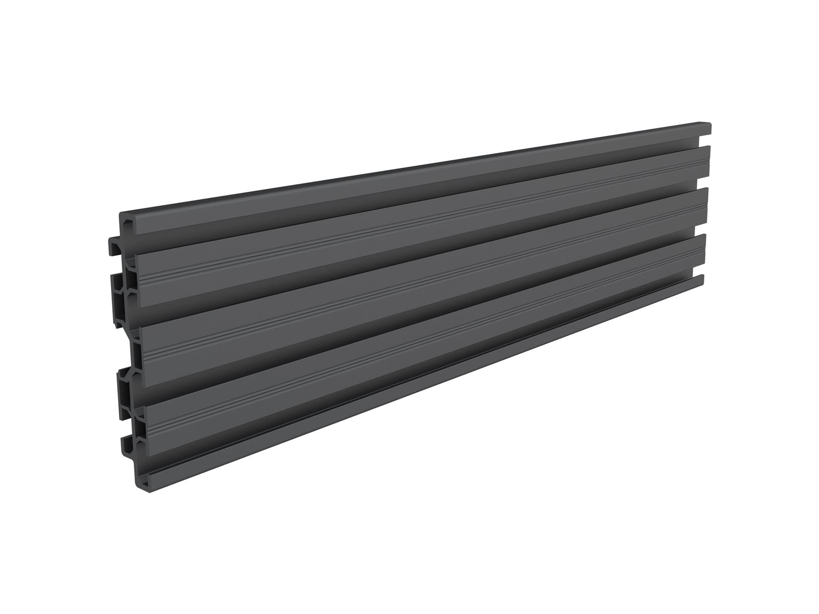 Multibrackets M Pro Series - Single Screen Rail 48cm Black | Aluminum | Black