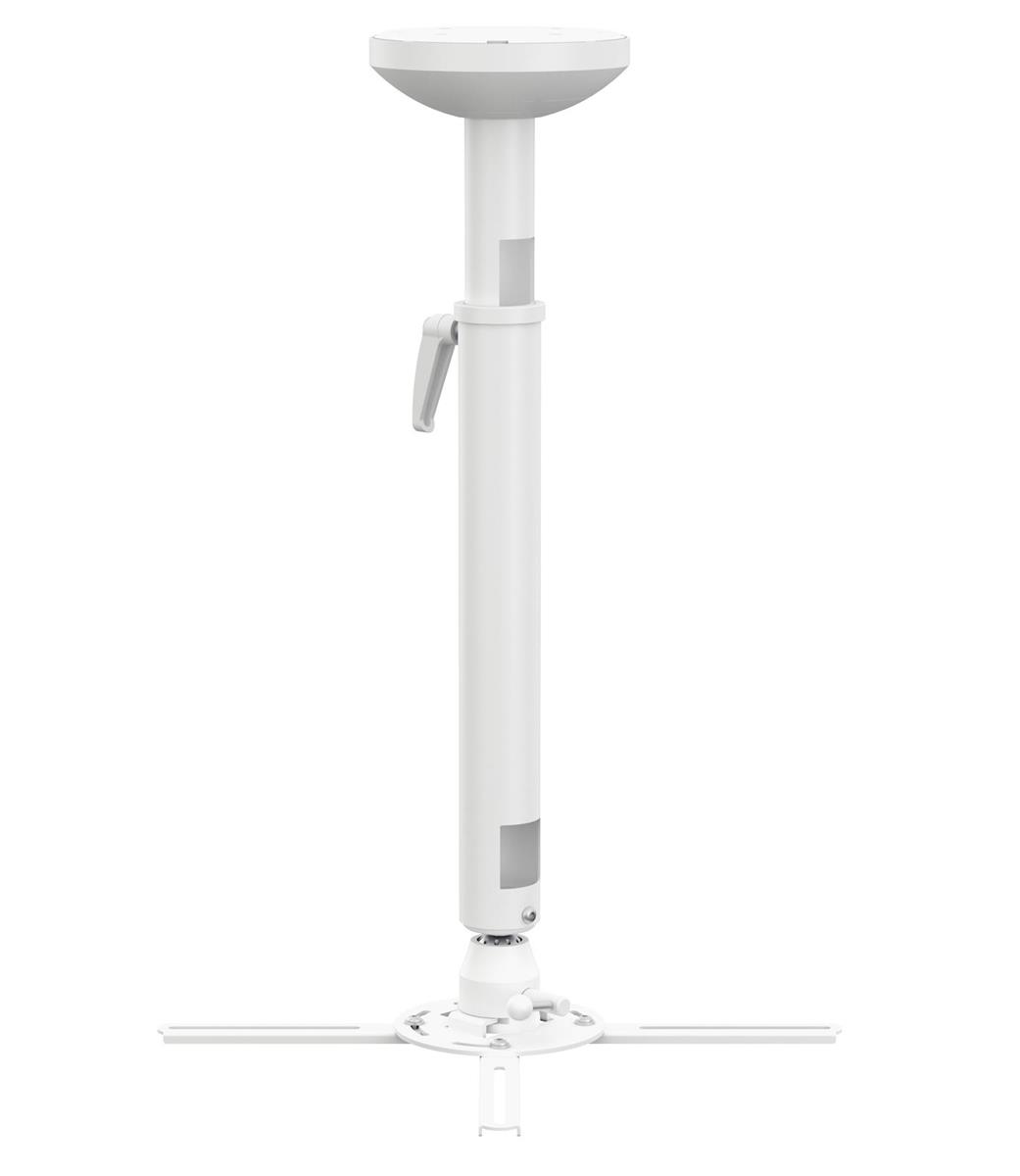 Multibrackets M Projector Mount HD | Adjustable 620mm 800mm | Ceiling | Max 30kg | White