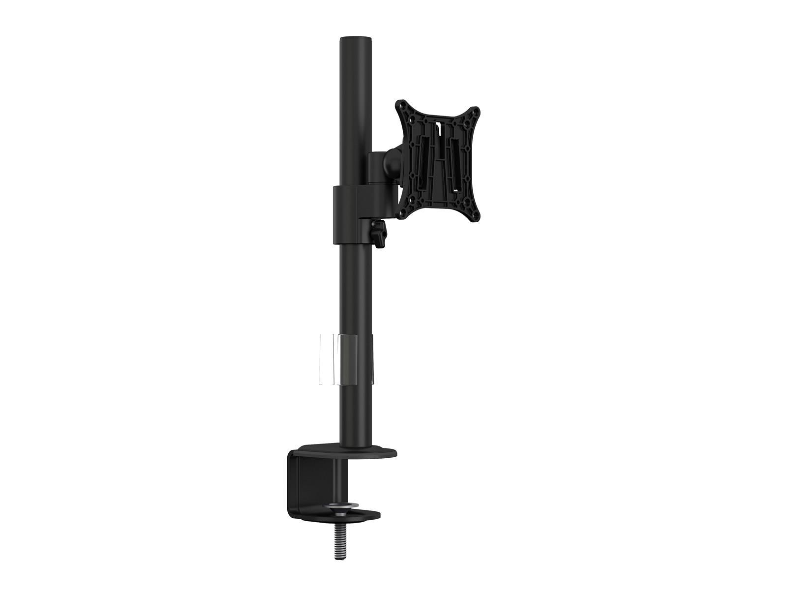 Multibrackets M VESA Deskmount Officeline Single Black | VESA 75x75-100x100 | Max 8kg | Desk clamp | Black