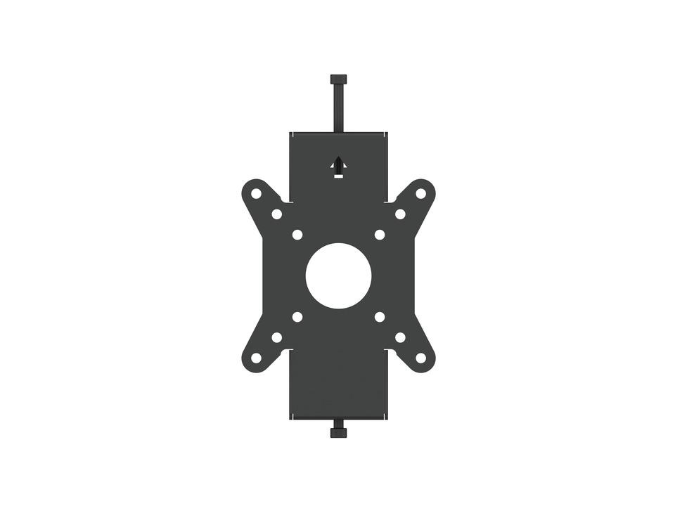 Multibrackets M Pro Series - Monitor Mount Fixed Pro 50/75/100 | VESA 50x50-100x100 | Max 20kg | Black