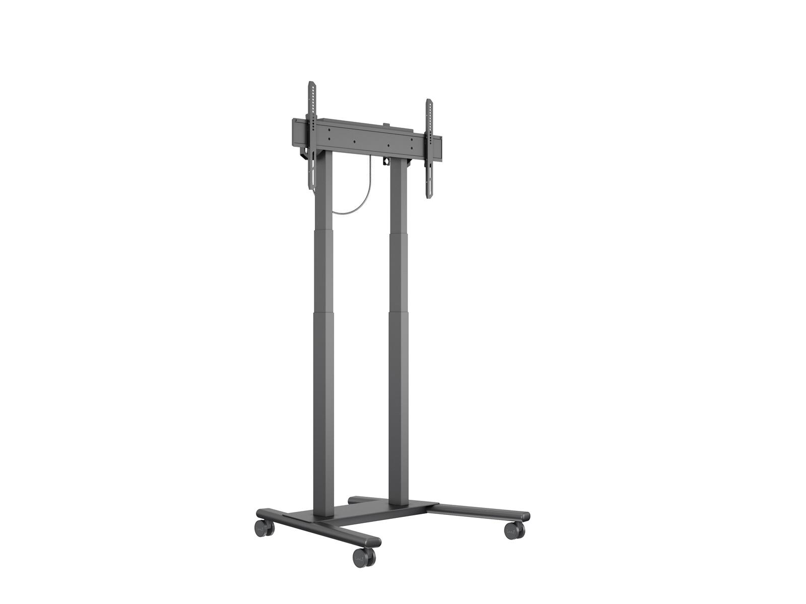 Multibrackets M Motorized Floorstand 60kg Black | Adjustable 1086mm 1736mm | VESA 100x100-600x400 | Max 60kg | Black
