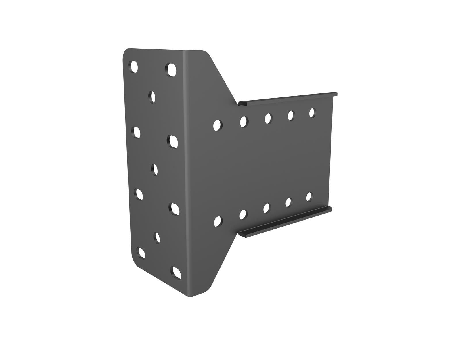 Multibrackets M Pro Series - Single display plate from wall | Wall | Max 50kg | Black