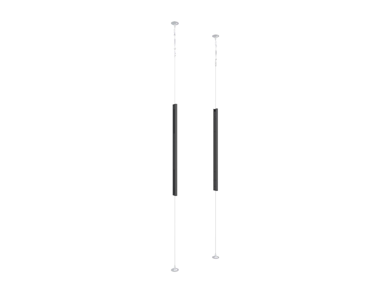 Multibrackets M Wiremount Pro OM55N-D | Adjustable 6000mm | VESA none, tailored for Samsung LH55OMN-D | Max 50kg | Black