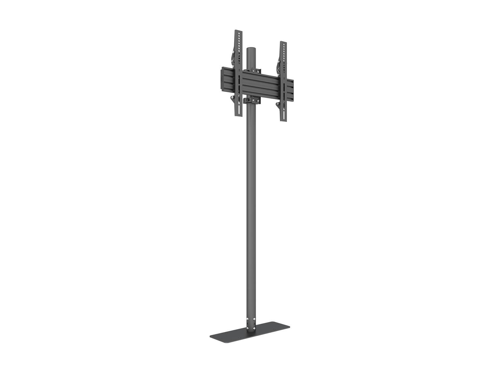 Multibrackets M Single Pole Floormount Pro 32"-65" | Fixed 1512mm | VESA 100x100-400x400 | Max 50kg | Black