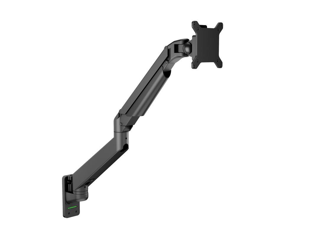 Multibrackets M VESA Gas Lift Arm Wall Single | VESA 75x75 - 100x100 | Max 10kg | Wall | Black