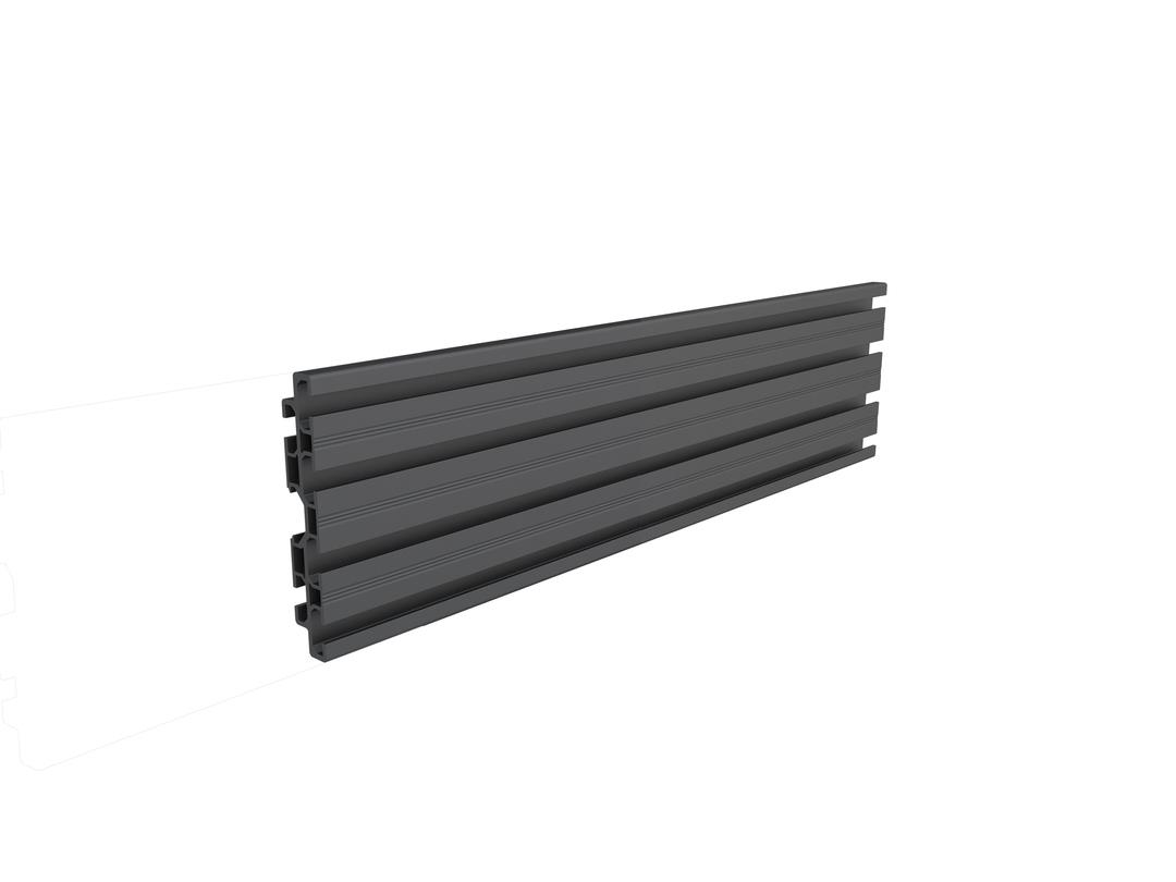 Multibrackets M Pro Series - Single Screen Rail 28cm | Aluminum | Black