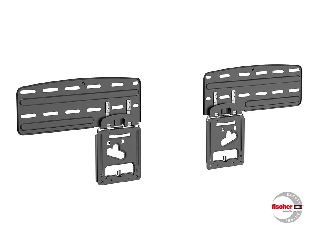 Multibrackets M QLED/UHD Wallmount Series 43"-85" Slim Fit (The Frame) | VESA 150x100-1200x800 | Max 60kg | Black