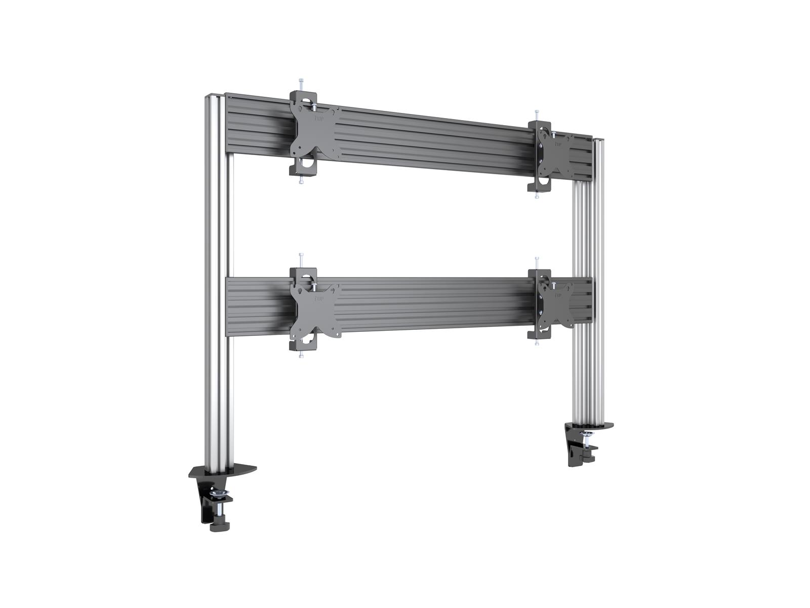 Multibrackets M Deskmount Column Pro | MBDM2X2U | VESA 75x75 - 100x100 | Max | Desk clamp | Black