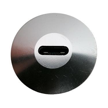 Ochno Socket USB-C | Charging only, with locking screw | Aluminum