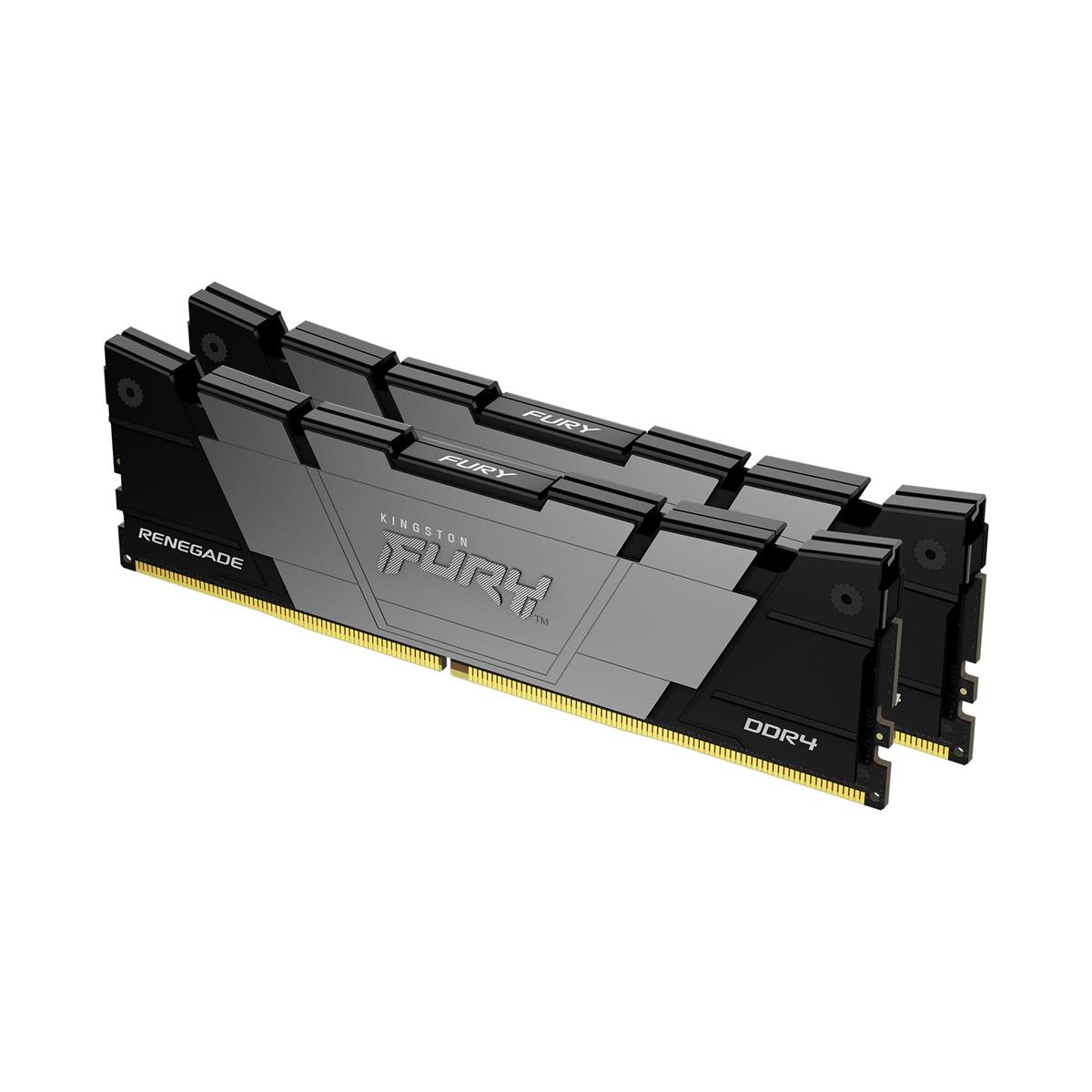 Kingston 16GB 3600MHz DDR4 CL16 DIMM (2 x 8GB ) FURY Renegade Black