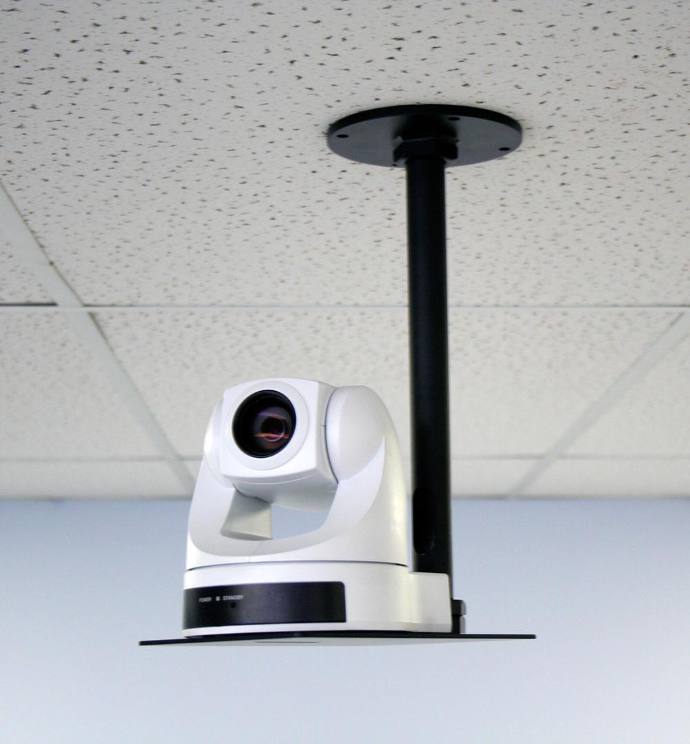 Vaddio Drop Down Mount for Small PTZ Cameras -Short | Ceiling | Max | Black |