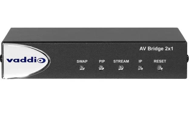 Vaddio AV Bridge 2x1 | 2in x 1out | 1920x1080 60Hz | Conferencing Hub