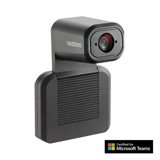 Vaddio IntelliSHOT-M | Teams Certified | 1920x1080 | 20x Opt. Zoom | 70.2° Fov. | Fixed Optic (EPTZ) Roomcamera | Black