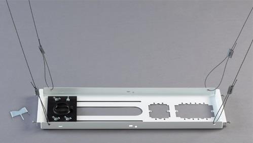 Chief CMS440 | Speed-Connect Above Tile Suspended Ceiling Kit | Suspended Ceiling | Max 22.7kg | White