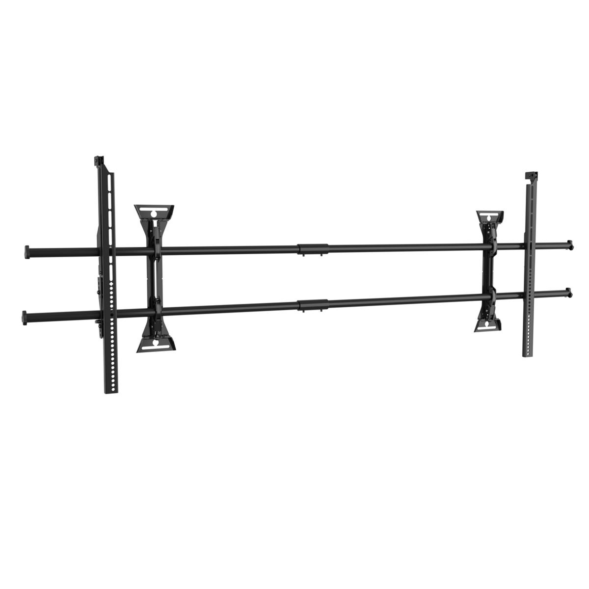 Chief KITXWXSM1U | Ultrawide Micro-Adj. Wall Mount, Extra Large Kit | VESA 1300x100-1900x600 | Max 113.4kg | Black