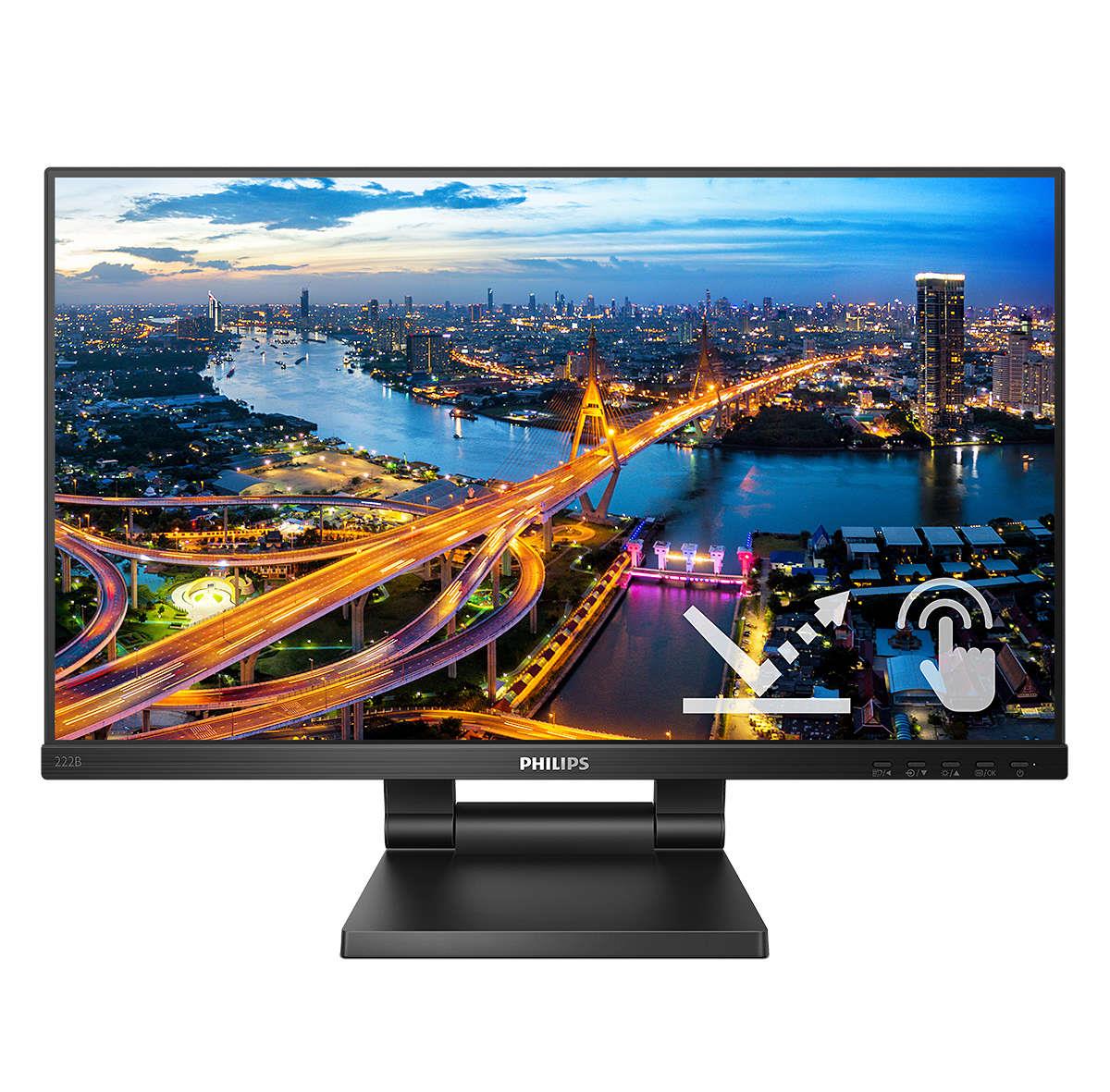 Philips 21.5" 222B1TC | 1920x1080 | IPS | 4ms | 75Hz | 3years