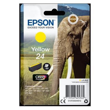 Epson Enpack gul 24 Claria Photo HD-bläck | 360Pages | Yellow