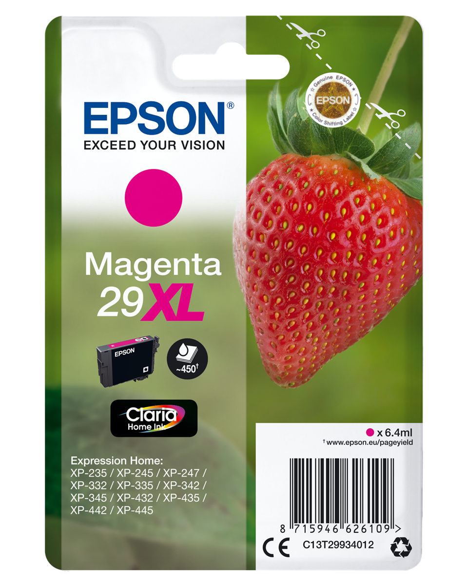 Epson 29XL Claria Home Ink | 450Pages | Magenta