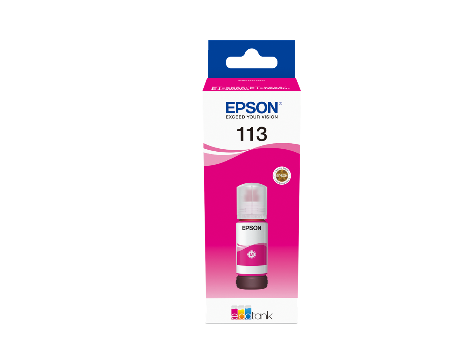 Epson 113 EcoTank Pigment ink bottle | 6000Pages | Magenta
