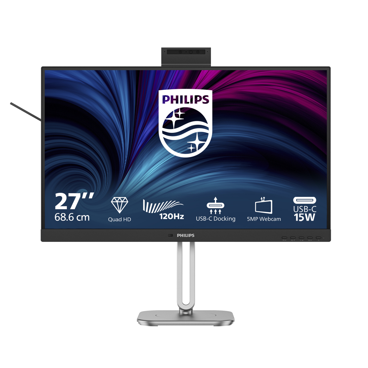 Philips 27" 27B2U4601H/00 | 2560x1440 | IPS | 120Hz | 5years