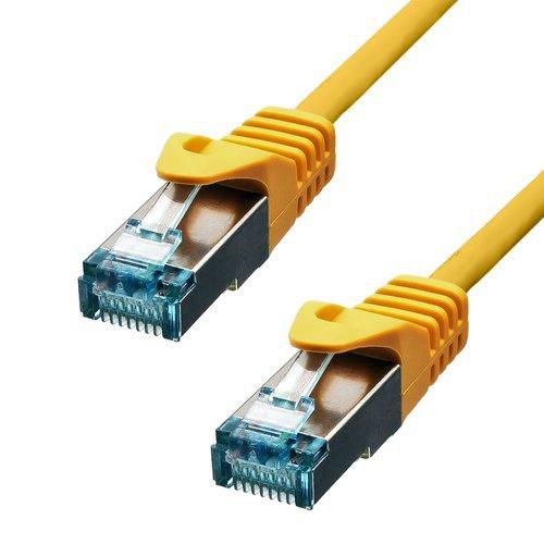 ProXtend CAT6A S/FTP CU LSZH Ethernet Cable Yellow 75cm