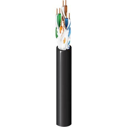 Belden Category 5e OSP Cable, 4 Pair, U/UTP, Burial, Gel Filled Black 305MT