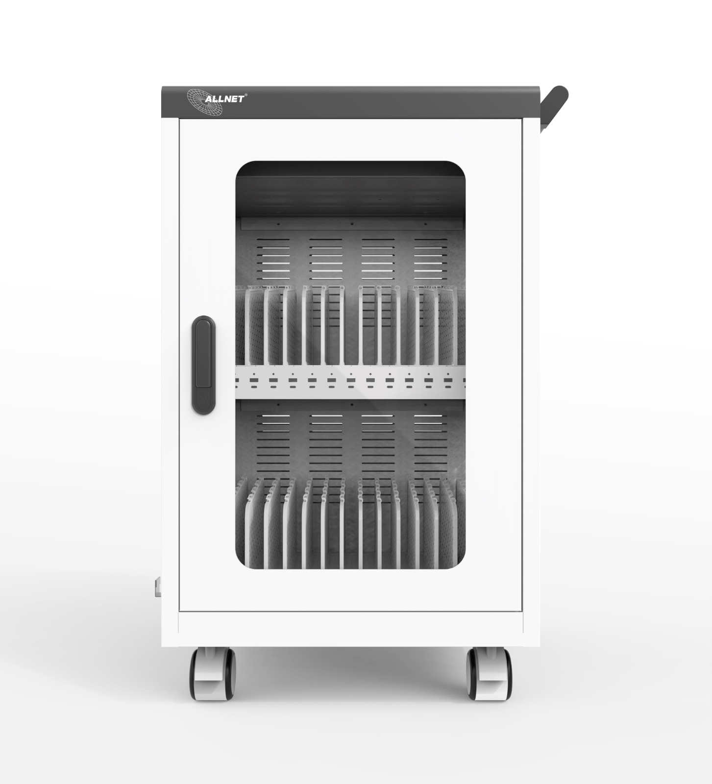 Charging trolley for up to 30 mobile devices 30W