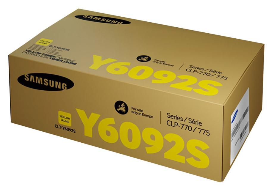 Samsung CLT-Y6092S Yellow Original Toner Cartridge