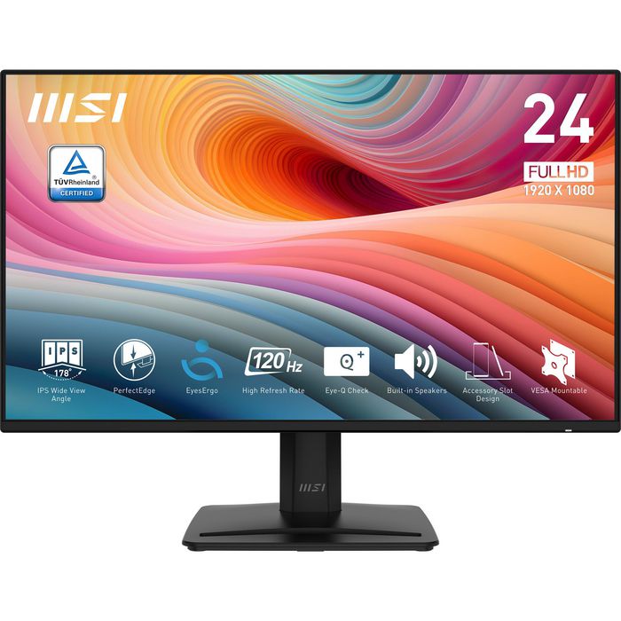 MSI 60.5cm (23.8") Full HD 1920 x 1080 IPS, 16:9, 300cd/m², 16.7M, 4ms, 178°/178°, 1500:1