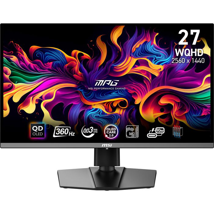 MSI 67.3cm (26.5") Wide Quad HD 2560 x 1440, 16:9, 250cd/m², 1.07B, 1ms, 178°/178°, 1500000:1